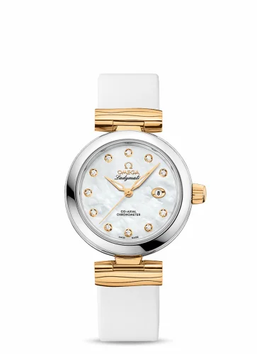 Omega LadyMatic Co-Axial 34 Stainless Steel / Yellow Gold / MOP 425.22.34.20.55.003 (42522342055003)